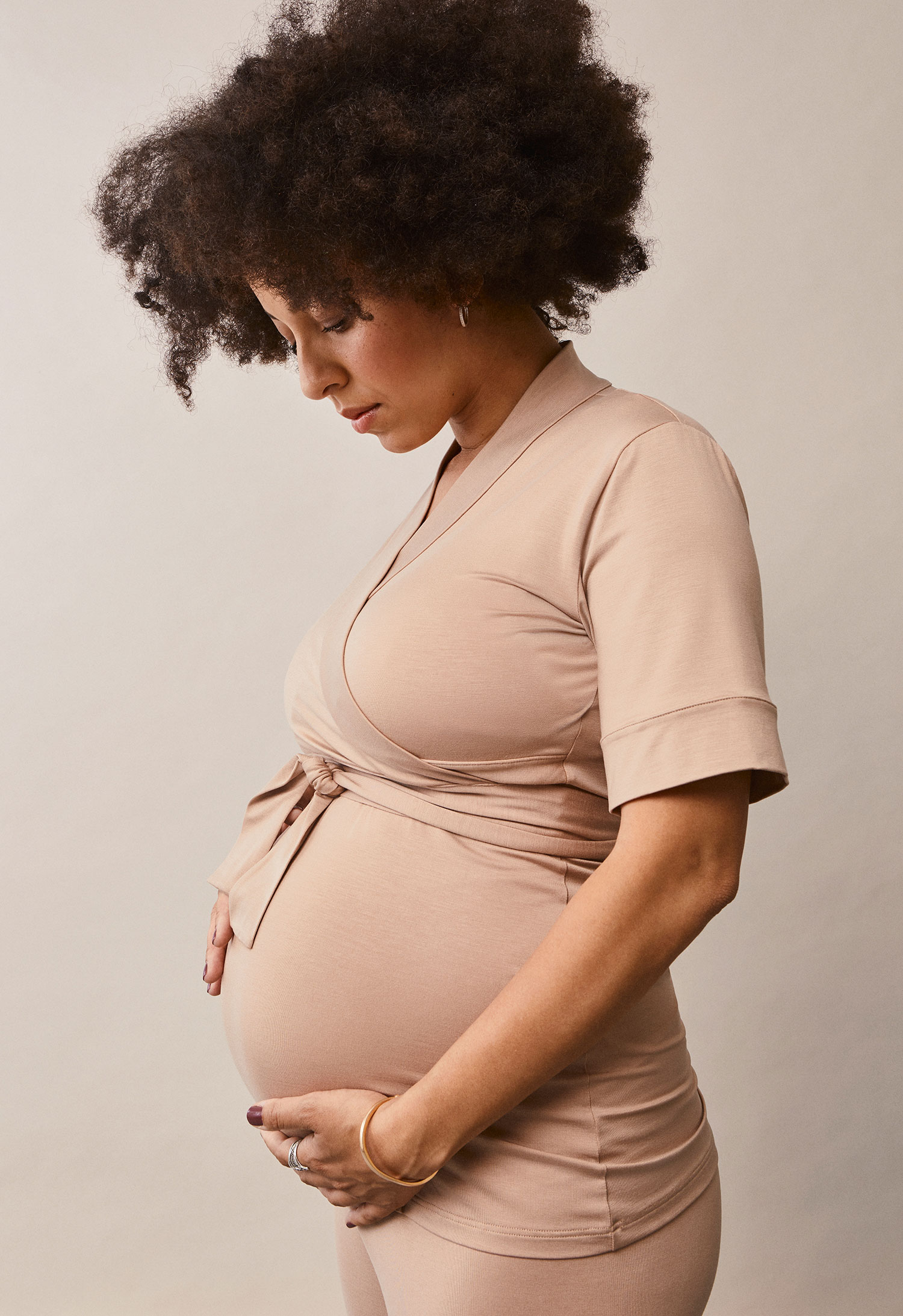 Lounge Wrap Top - Sand gallery