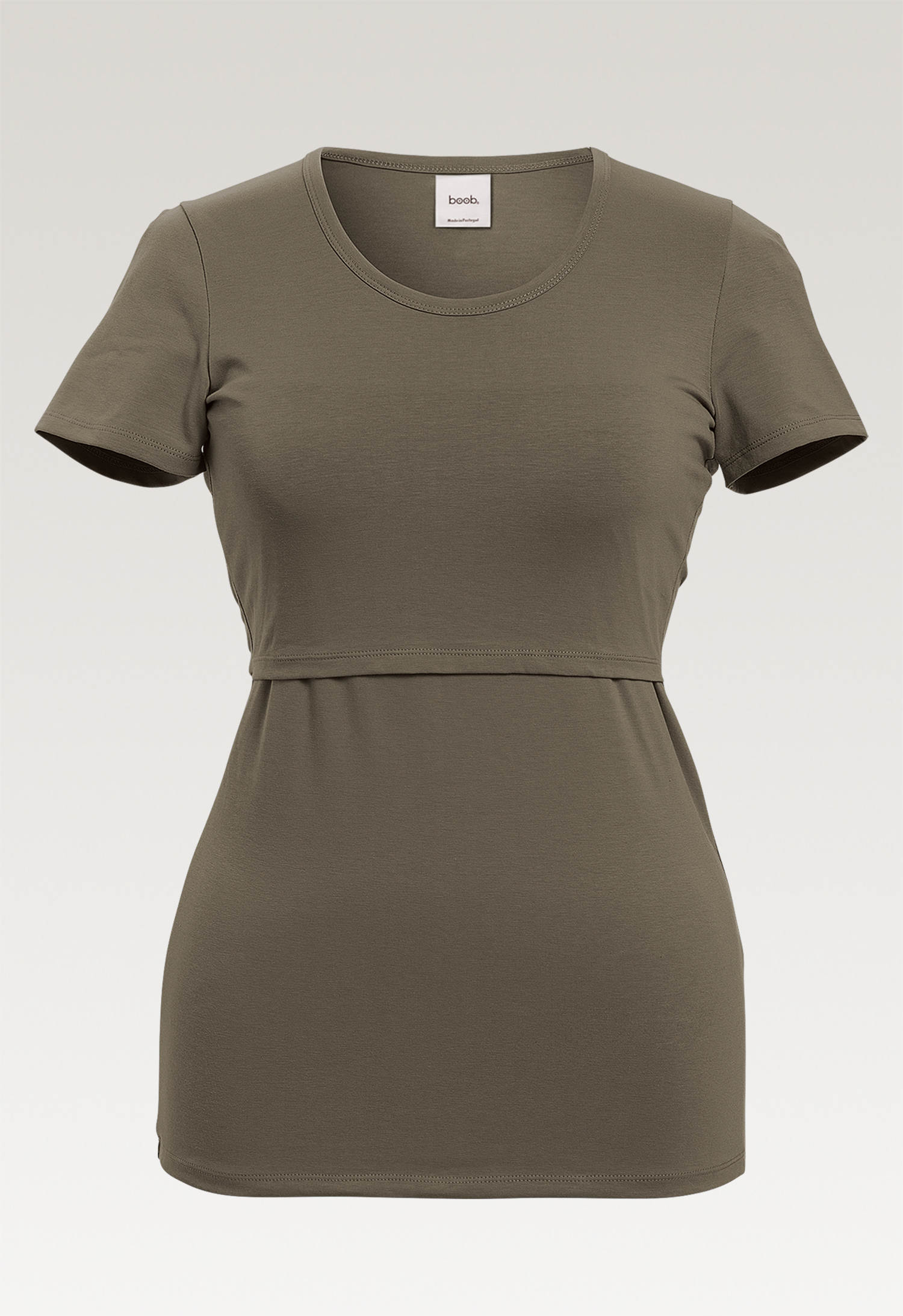Classic s/s top - Green Khaki gallery