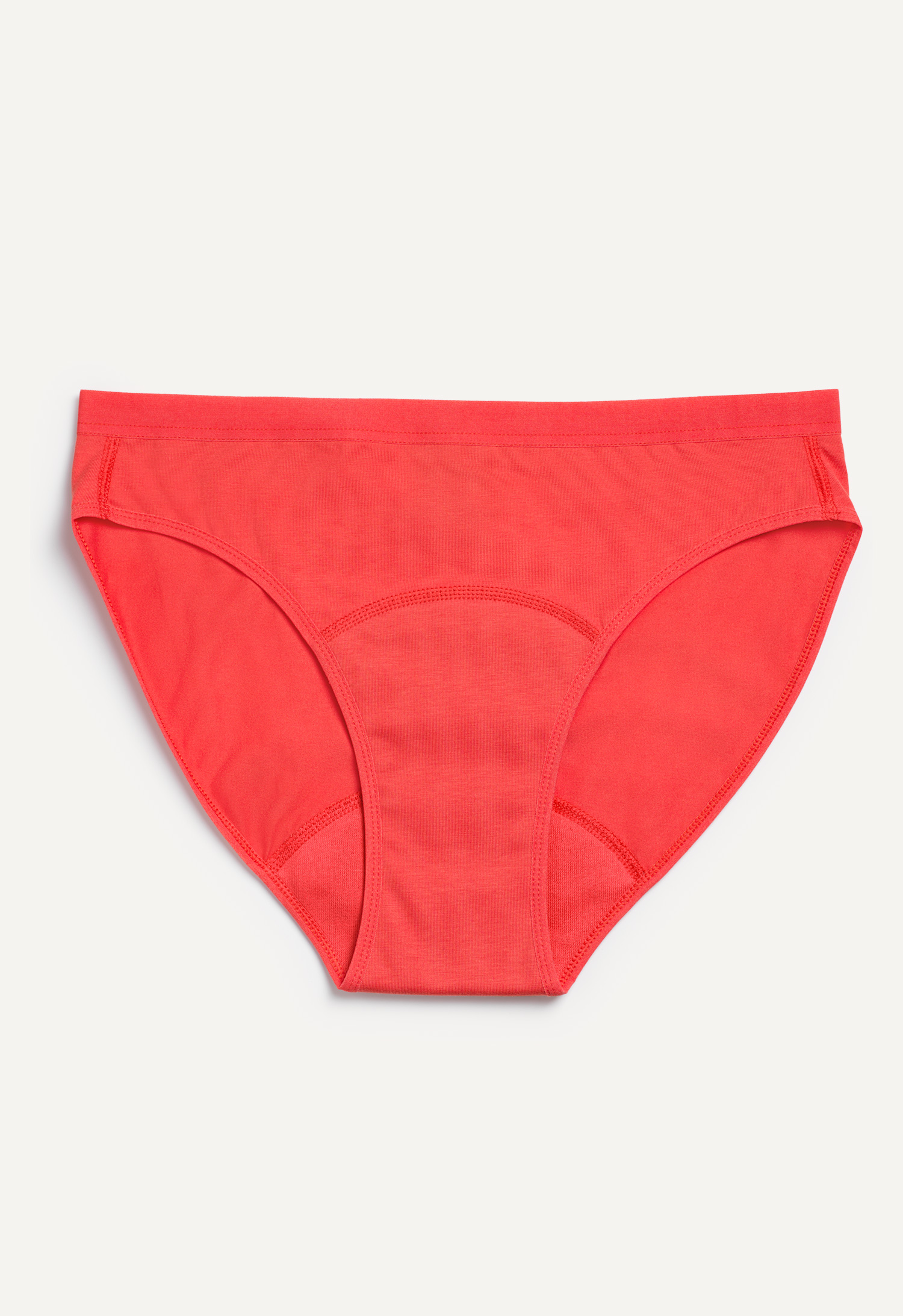 Period Underwear Bikini Medium flow, Bright Red gallery