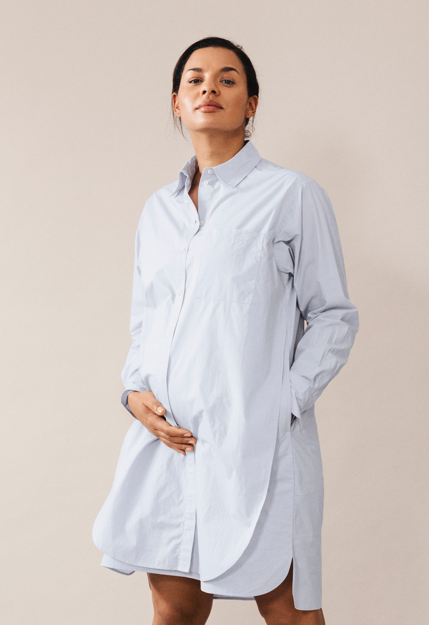 The Duo Dress - Sky blue