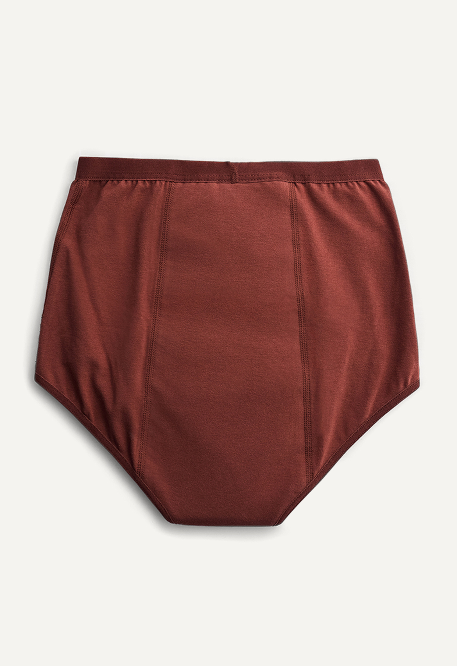 Period Underwear High Waist Medium Flow, Rusty Bordeaux gallery