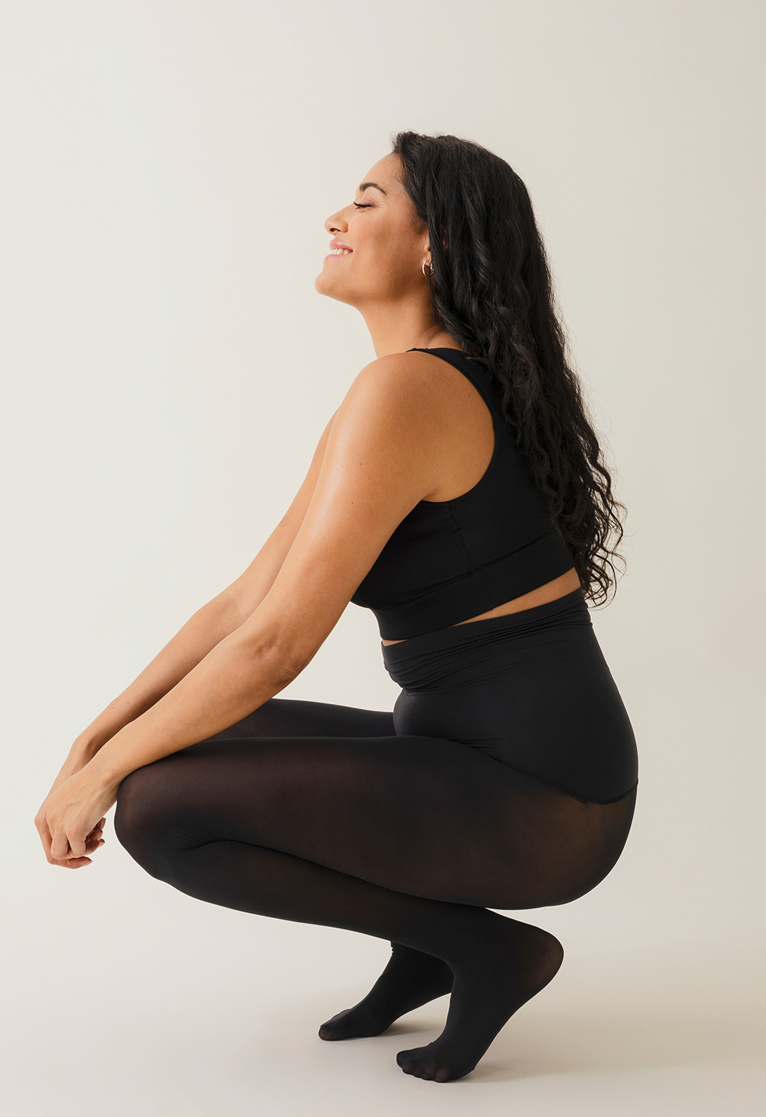 Supportive Curve Hugger tights - Black gallery