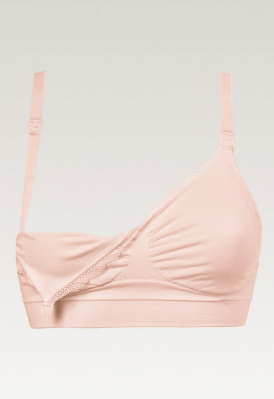 Wireless nursing bra - Soft Pink gallery
