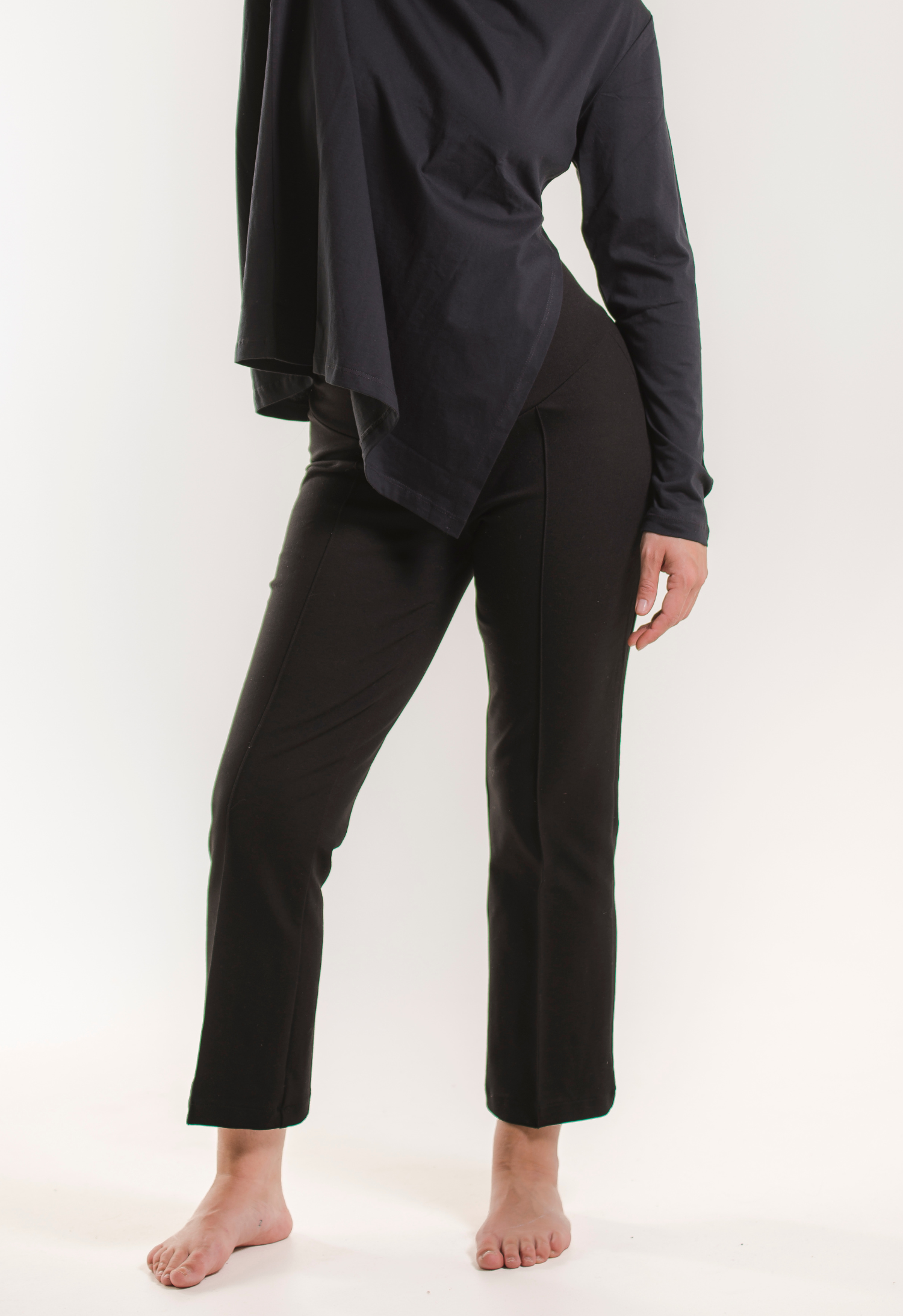 Maternity work pants - Black gallery