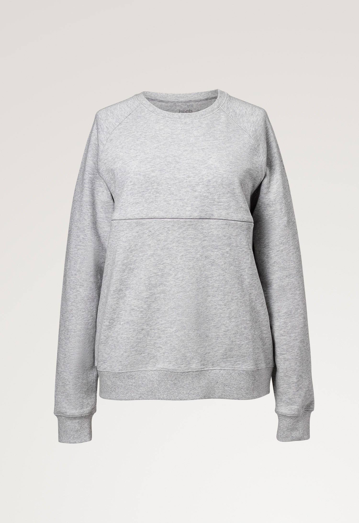 Thermal nursing sweatshirt - Grey melange gallery
