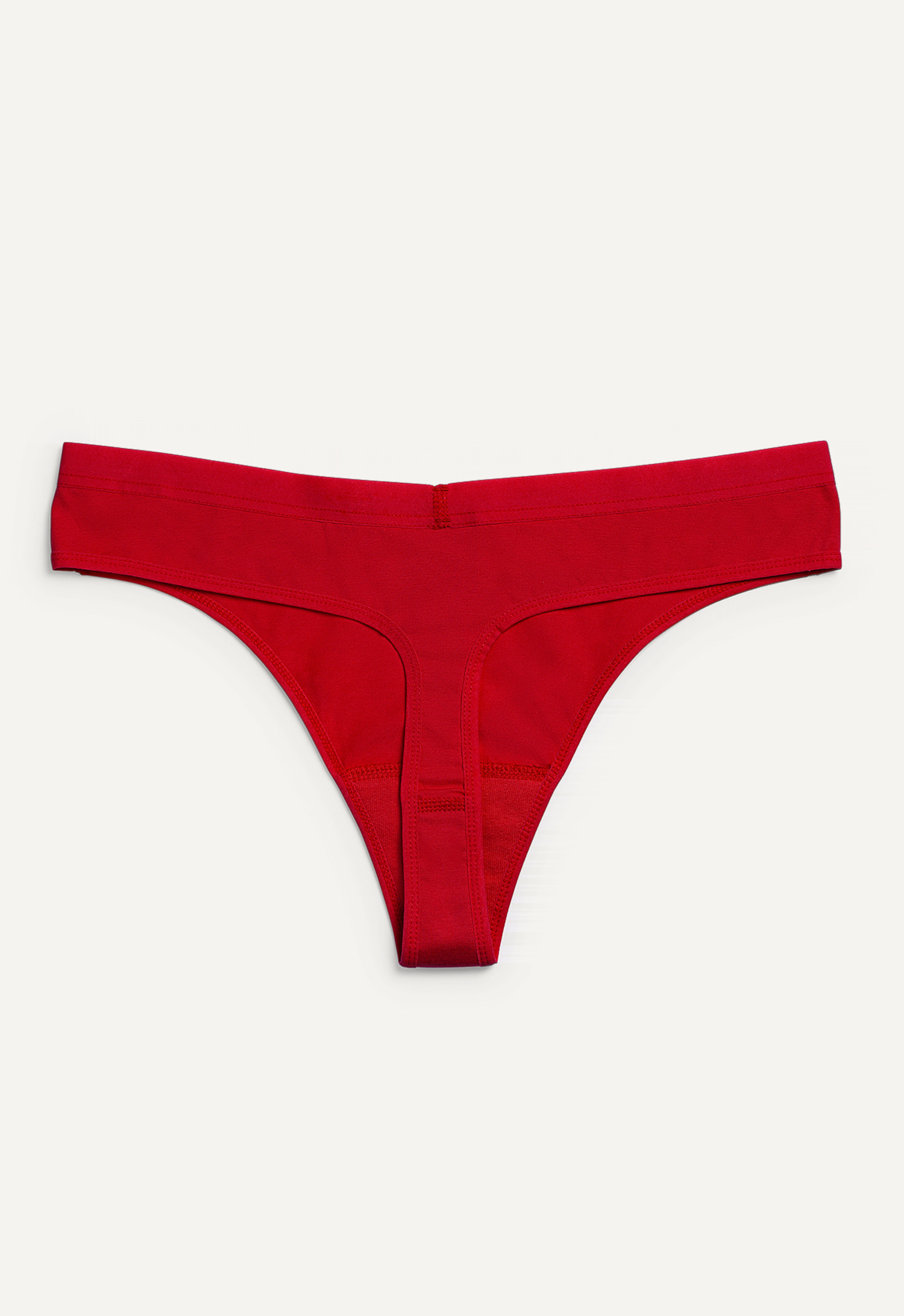 Period Underwear Thong Light flow, Red gallery