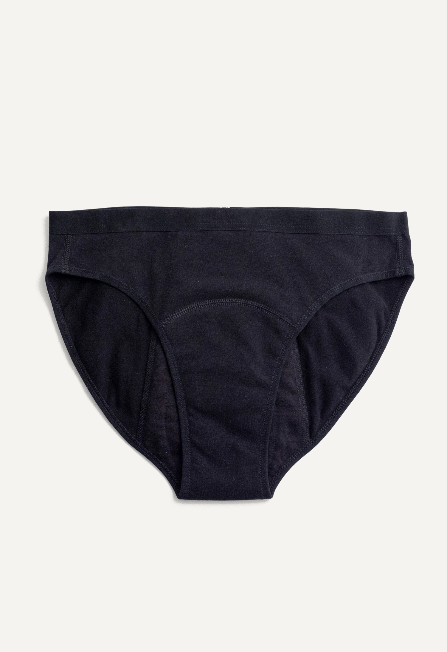 Period Underwear Bikini Heavy Flow, Black gallery