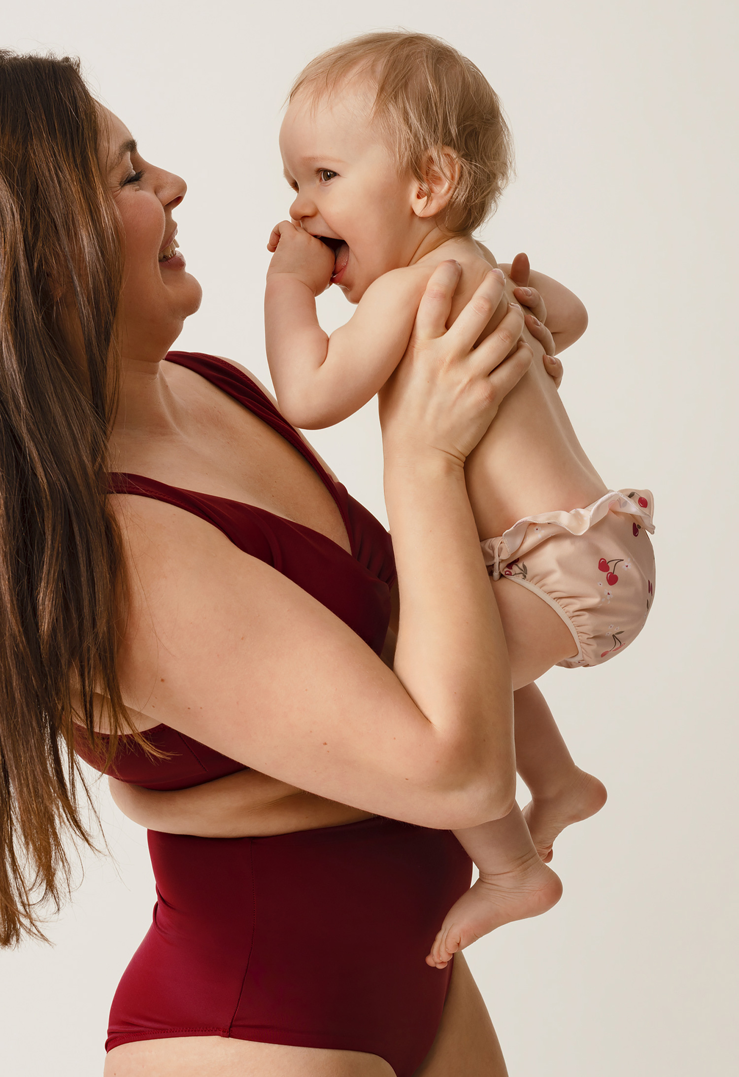 Swim Diaper, Cherry Frill gallery