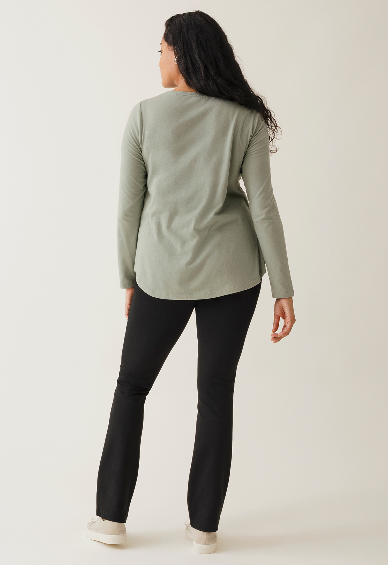 The shirt l/s top - Green Tea gallery
