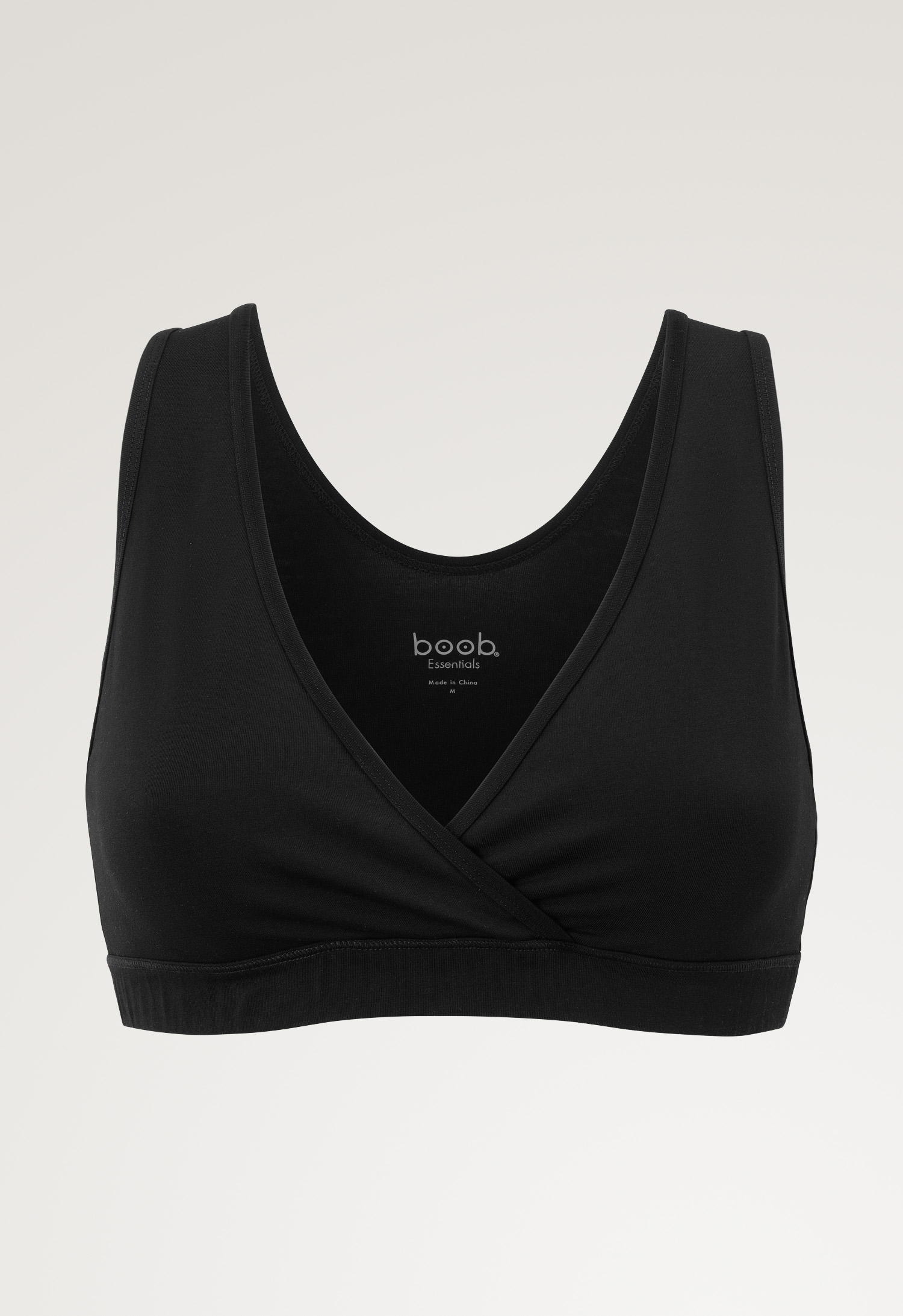 Essential maternity and nursing bra - Black gallery