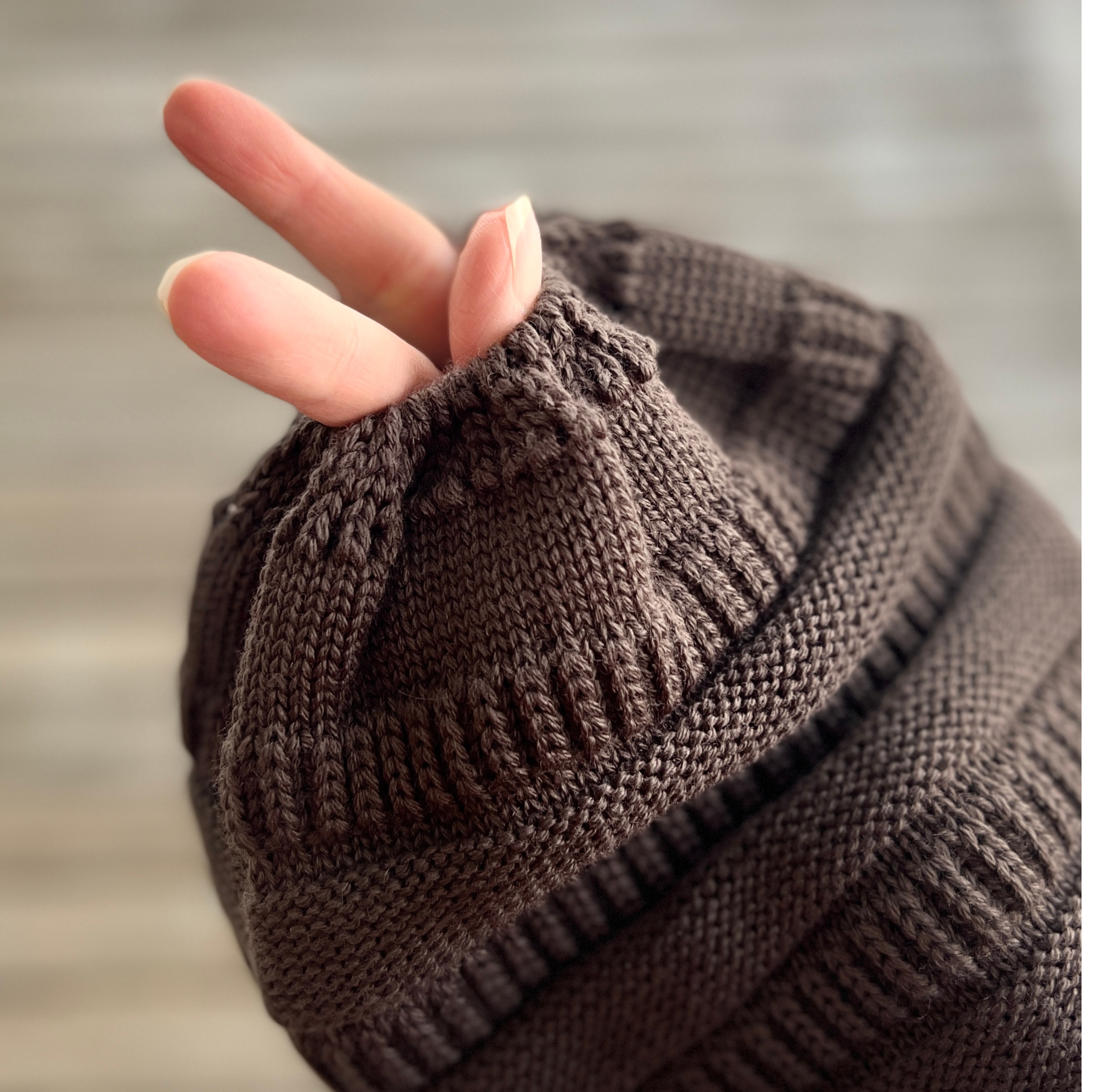 Beanie Hairdue - Brown - One-size gallery