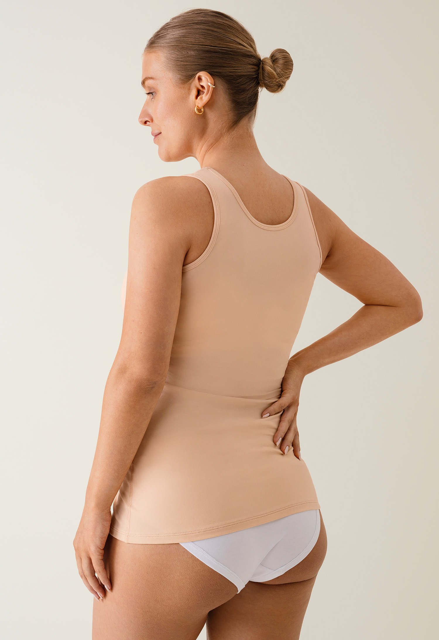 Essential nursing tank top - Beige/Apricot gallery