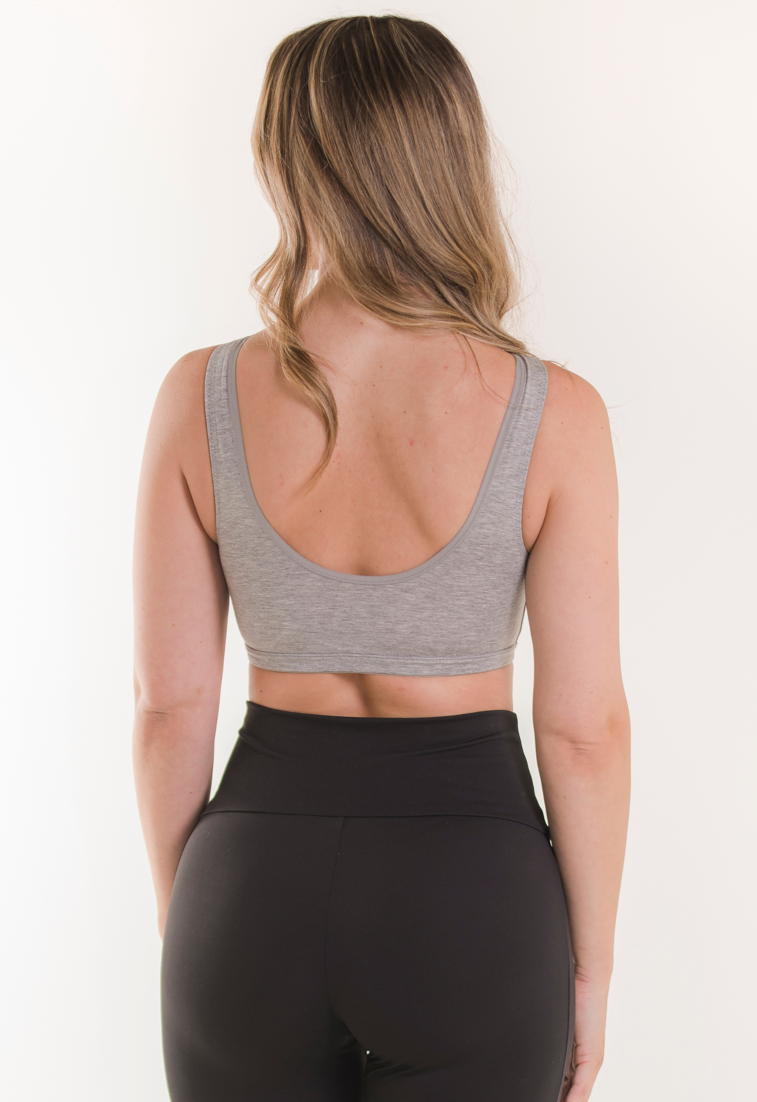 Soft nursing bra - Grey Melange gallery