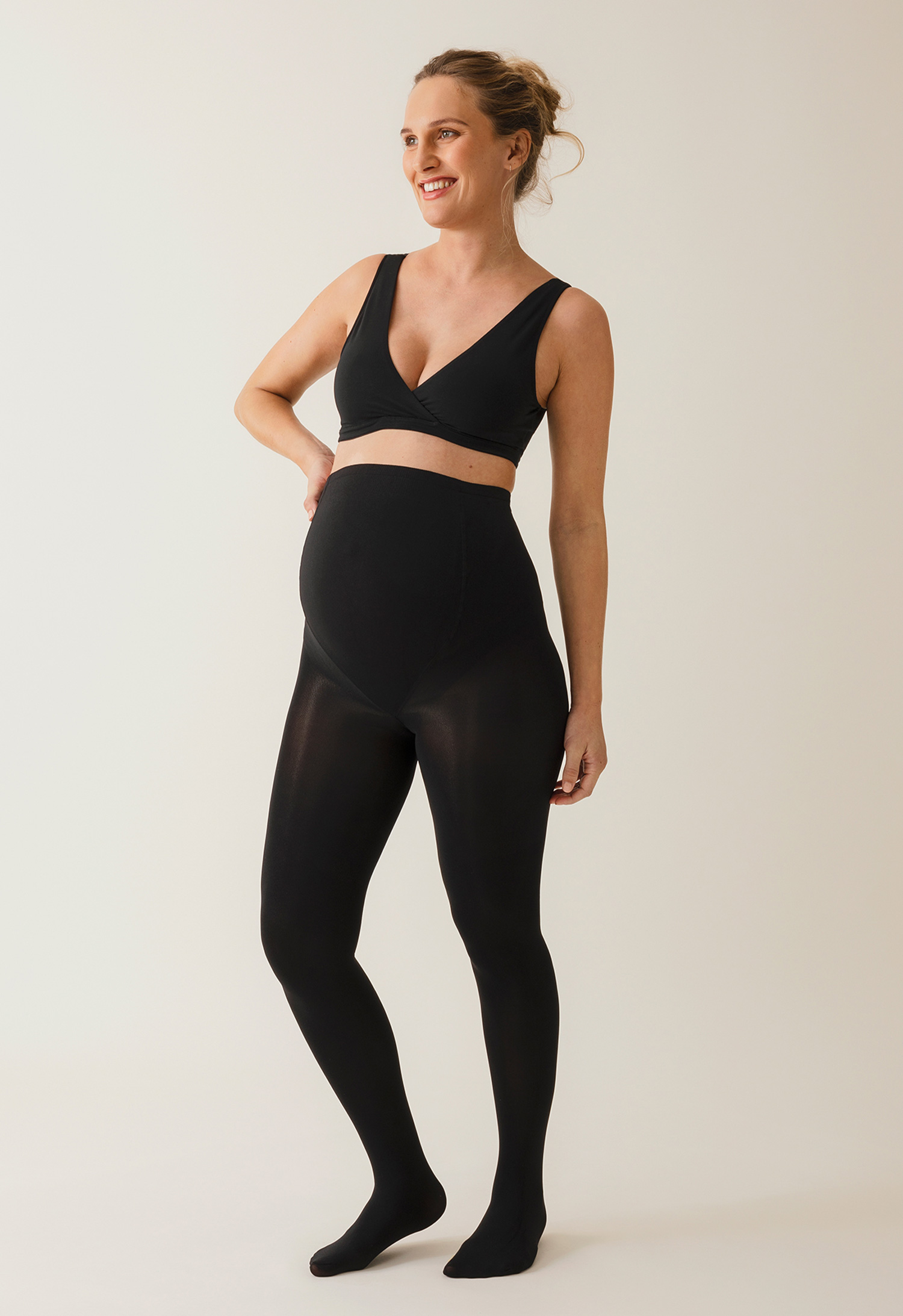 Maternity tights - Black