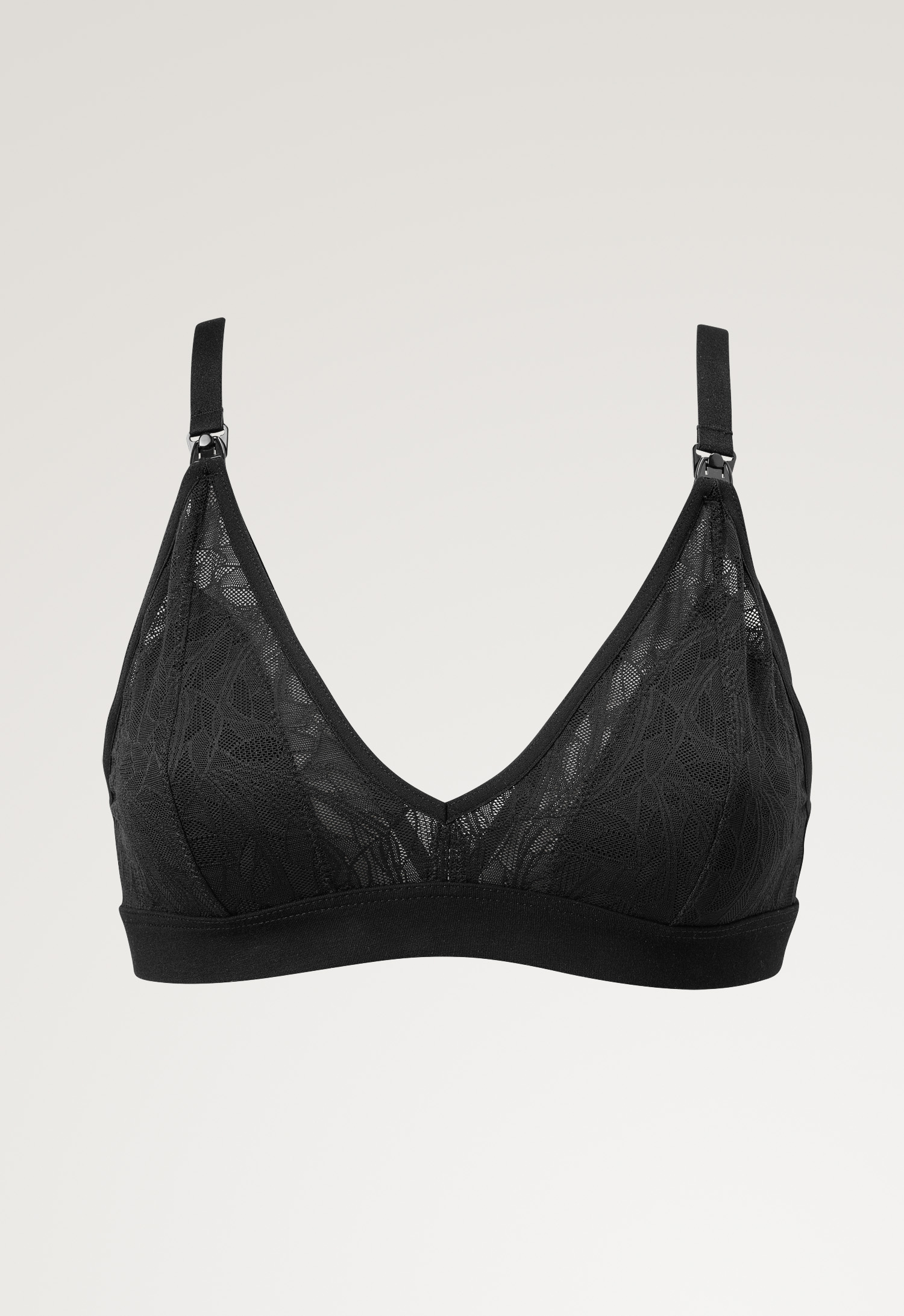 Lace nursing bra - Black gallery