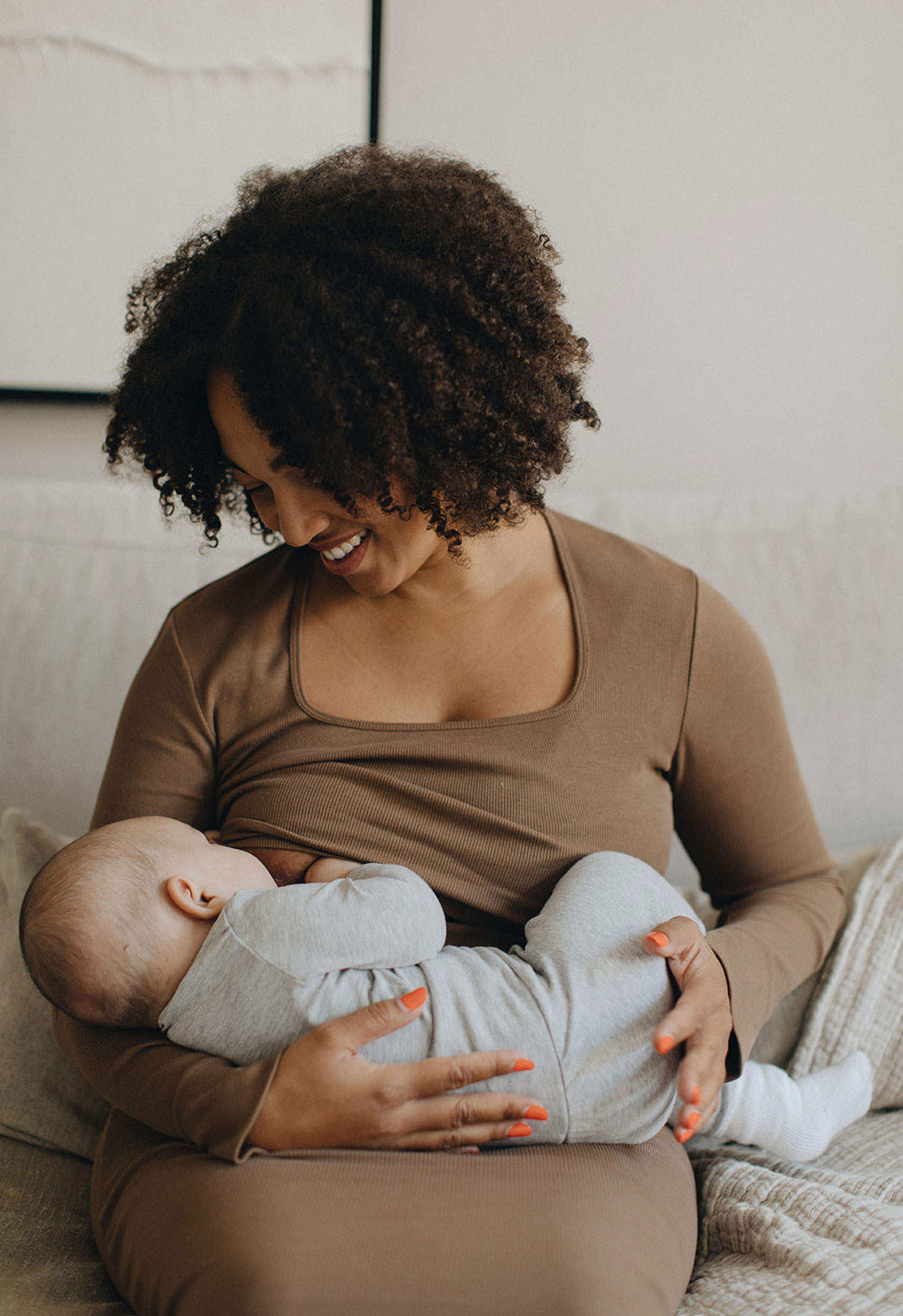 Signe l/s dress - Hazelnut gallery